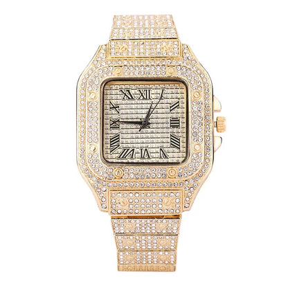 Crystal Square Face Watch