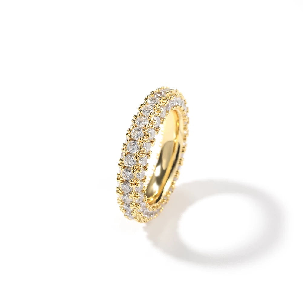 Gold Micro Pavè Ring