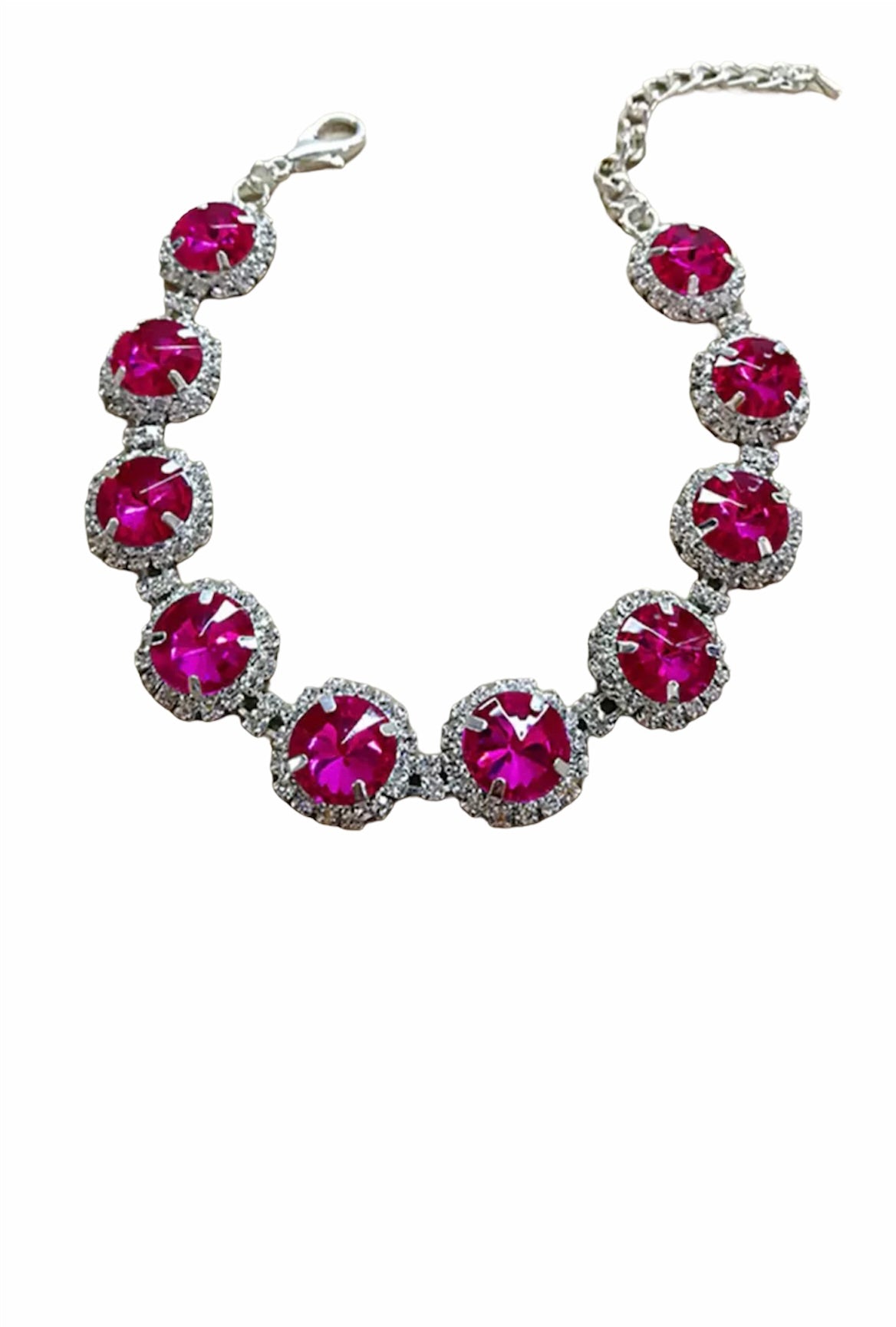 Rose Crystal Pet Necklace