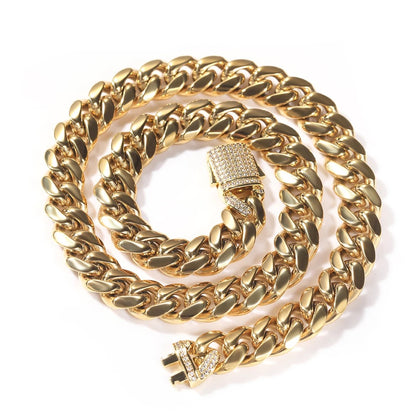 Gold Classic Cuban Necklace